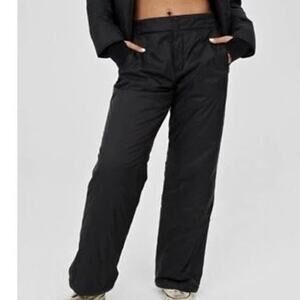 NWT Offline By Aerie Chillside Collection Snowboard Pants Black Women's Large